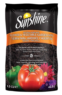 Sunshine® Natural & Organic Flower & Vegetable Garden Soil