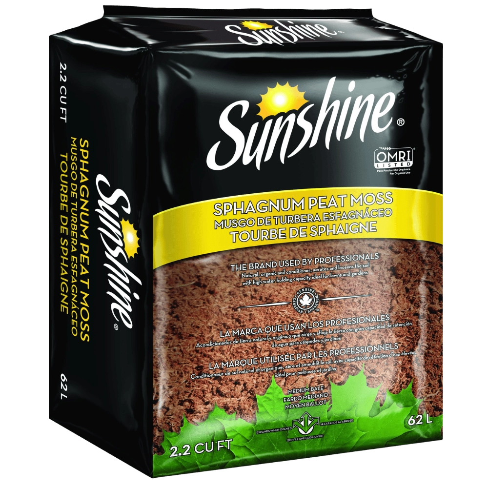 Sunshine® Canadian Sphagnum Peat Moss